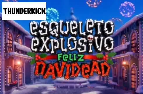 Esqueleto Explosivo Feliz Navidead